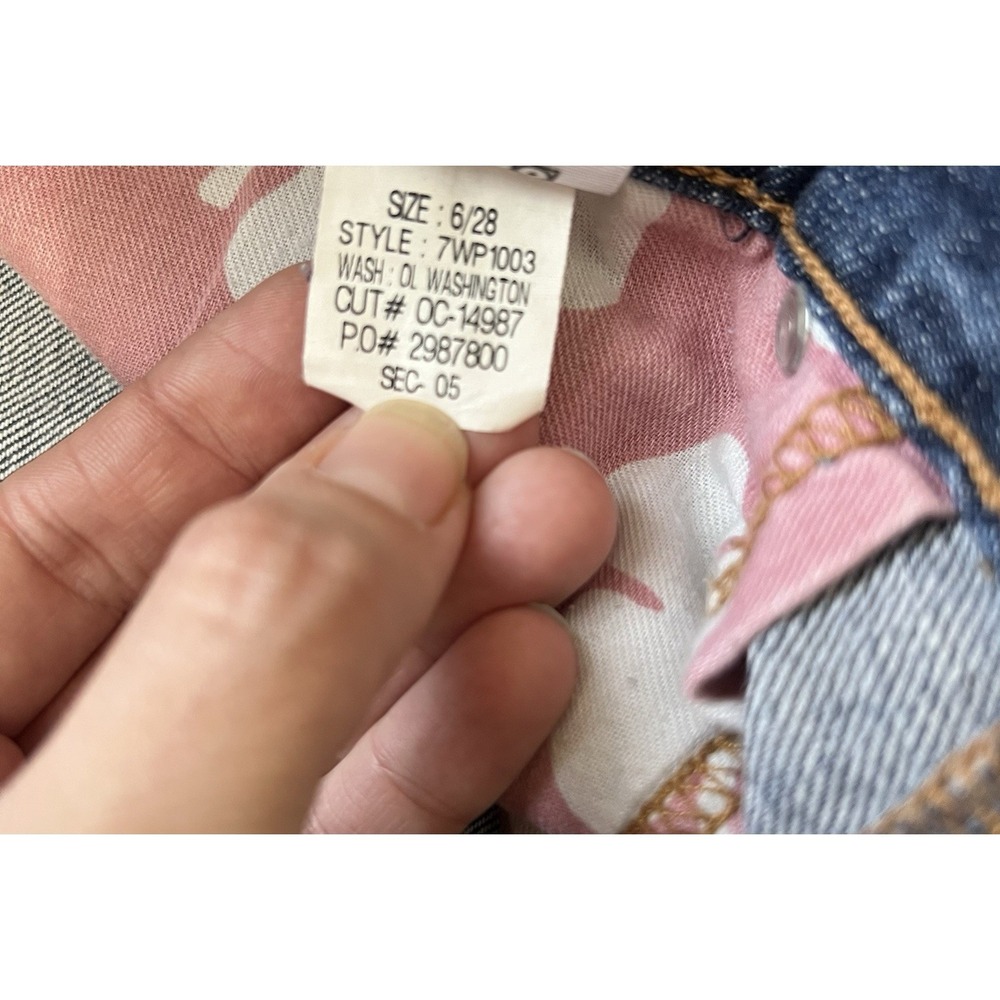99% Cotton Lucky Brand Bootcut Jeans Womens 28 Cropped Stretch Lolita Fit Style - Picture 8 of 9